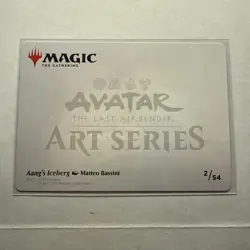 Aangs Iceberg -Art Series: Avatar: The Last Airbender Mtg Matteo Bassini 2/54 - Image 2