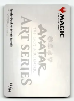 Turtle-Duck Art Card 18 S Art Series: Avatar: The Last Airbender - Image 2