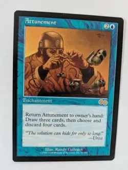 Attunement Urza's Saga MTG NM Free shipping with tracking - Image 1