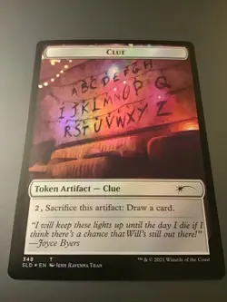 MTG Secret Lair x Stranger Things #348 Clue Foil - Image 1