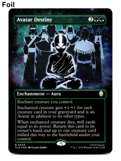 Avatar Destiny (Borderless) - FOIL - [Avatar: The Last Airbender] MTG Magic ?? - Image 1