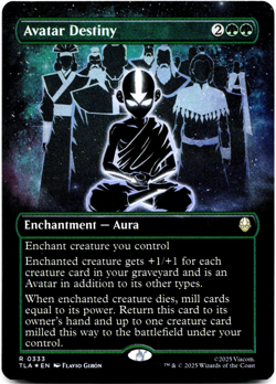 Avatar Destiny (Borderless) - FOIL - [Avatar: The Last Airbender] MTG Magic ?? - Image 3