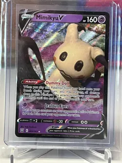 Pokemon TCG Mimikyu V Sword & Shield - Battle Styles 062/163 Holo Ultra Rare - Image 1