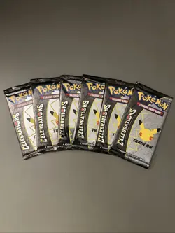 Pokemon TCG: Celebrations Booster Pack Lot X6 New Factory Sealed - Image 1