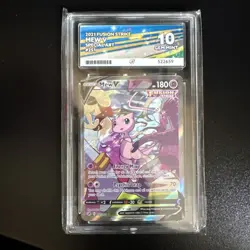 Pokemon Fusion Strike Mew V 251/264 Alt Art ACE 10 Perfect Subgrades GEM MINT 💎 - Image 1