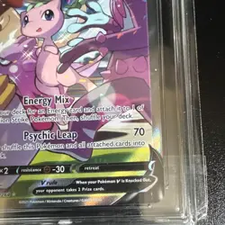 Pokemon Fusion Strike Mew V 251/264 Alt Art ACE 10 Perfect Subgrades GEM MINT 💎 - Image 4