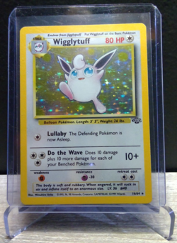 Pokemon 2000 TCG Wigglytuff Jungle Set 16/64 Holo Rare Vintage WOTC 1999 - Image 1