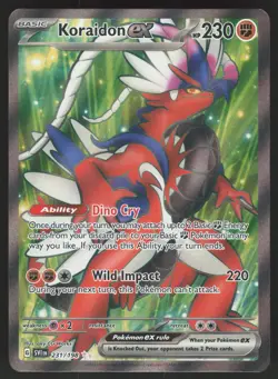 Koraidon ex 231/198 Ultra Rare Pokemon TCG SV01: Scarlet & Violet Base Set NM - Image 1