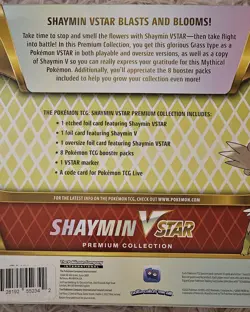 RARE Pokemon TCG: Shaymin VSTAR Premium Collection Box Set (8 Packs) SEALED - Image 5