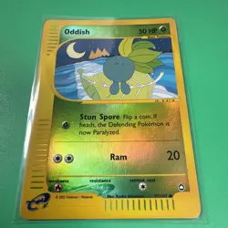 Oddish Reverse Holo - 97/147 Aquapolis Pokemon Card - 2003 LP. - Image 1