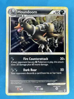 2011 Pokemon, Call of Legends, #10/95 Houndoom, Holo Rare - Image 1