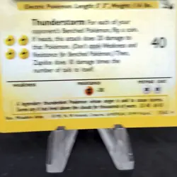 Zapdos Holo Fossil 15/62 Unlimited Pokemon TCG Card WOTC Vintage Rare NM ? - Image 5