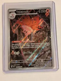 Volcarona 100/086 Black Bolt Holo Illustration Rare English BLK EN Pokemon Card - Image 1