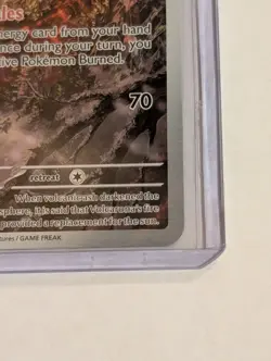 Volcarona 100/086 Black Bolt Holo Illustration Rare English BLK EN Pokemon Card - Image 5