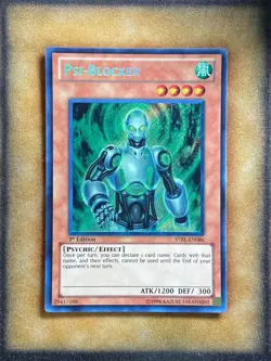 Yugioh Psi-Blocker STBL-EN086 Secret Rare 1st Ed LP - Image 1