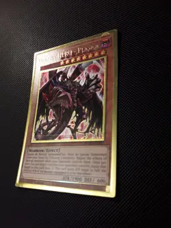 Yu-Gi-Oh! Destiny HERO-Plasma, MGED-EN007, GOLD, 1.Ed., Englisch, Misprint, GD - Image 2