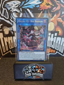 Maliss Q Red Ransom 1st Prismatic Secret MP25-EN125 Yu-Gi-Oh! - Image 1