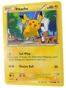 Pikachu - 20/108 - Common - XY Roaring Skies - Pokemon TCG Card Non Holo 2015 - Image 1