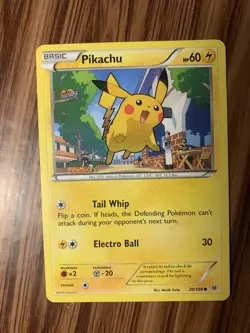Pikachu - 20/108 - Common - XY Roaring Skies - Pokemon TCG Card Non Holo 2015 - Image 2