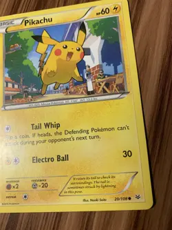 Pikachu - 20/108 - Common - XY Roaring Skies - Pokemon TCG Card Non Holo 2015 - Image 3