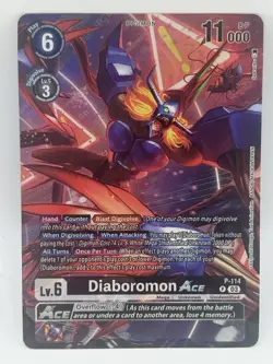 Digimon Card Game Diaboromon ACE P-114 Alt Art - Image 1