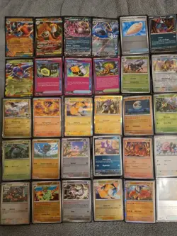 POKEMON TCG CARDS LOT OF 255 CARDS 42 HOLOGRAPHIC 200 BASE AND 15 TCG LIVE - Image 1