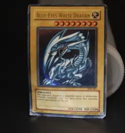 *Bad Condition* Blue-Eyes White Dragon & Red-Eyes Black Dragon YuGiOh cards - Image 1