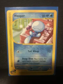 Pokemon TCG Wooper Aquapolis E-Reader Series Uncommon Card 66/147 2002 - Image 3