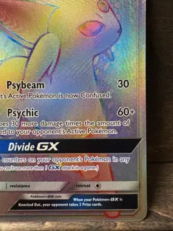 Espeon GX 152/149 Secret Rare Sun & Moon Base Pokemon Card - Image 4