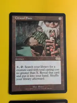 Citanul Flute x2 artifact rare MTG 2 Card. Urza's Saga. Old Vintage - Image 3