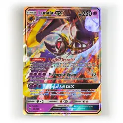 Pokemon - Lunala GX - 66/149 - SM Sun & Moon - Half Art Card - Image 1
