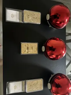 1999 Burger King Pokemon 23k Gold Plated Cards. 2/3 Authenticated.FREE SHIPPING - Image 2