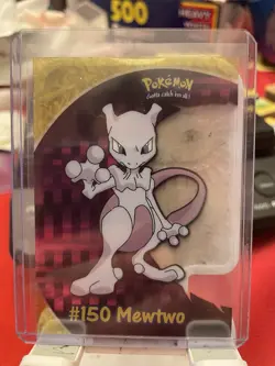 Mewtwo Topps Chrome Pokemon TV Animation Edition Clear Chase Cards #PC5 2000 - Image 1