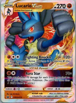 Lucario VSTAR Promo SWSH: Sword & Shield Promo Cards SWSH214 NM - Image 1