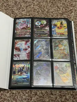 Pokemon Card Collection Binder Lot X216 Espeon Flareon M Gardevoir Generations - Image 1