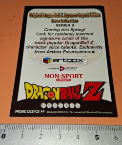 2001 Dragon Ball Z Japan Import Edition Promo Card DBZHC2 #4 Trading Cards - Image 2