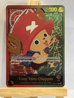 One Piece Card Game Tony Tony Chopper Leader OP08-001 High Quality Custom Card - Image 1