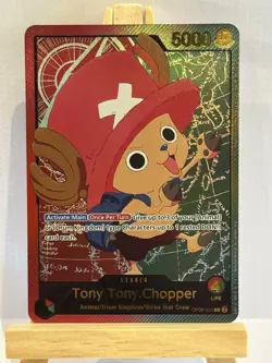 One Piece Card Game Tony Tony Chopper Leader OP08-001 High Quality Custom Card - Image 2