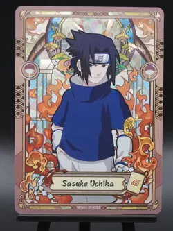 Sasuke Uchiha NRSA01-SP-002L5 Naruto Kayou Heavens Scroll English Card NM - Image 1