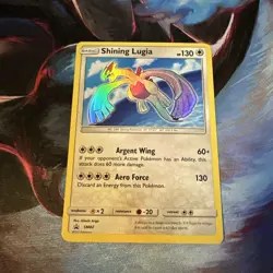 Pokemon TCG Shining Lugia SM82 Holo Rare Sun & Moon Promo Card - Image 1