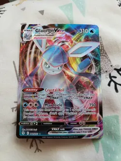 GLACEON VMAX 041/203 Pokemon Cards Evolving Skies - Full Art Vmax MINT English - Image 1