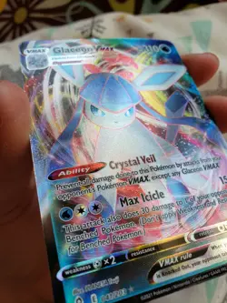 GLACEON VMAX 041/203 Pokemon Cards Evolving Skies - Full Art Vmax MINT English - Image 3