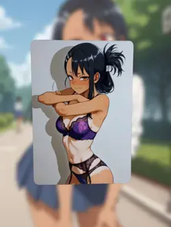 Hayase Nagatoro Don't Toy With Me, Miss Nagatoro Anime Waifu Sexy Hentai Card - Image 1