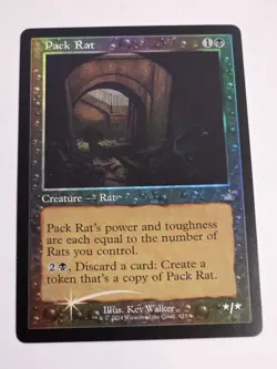 MTG - Pack Rat Retro Frame FOIL - Ravnica Remastered - Image 1