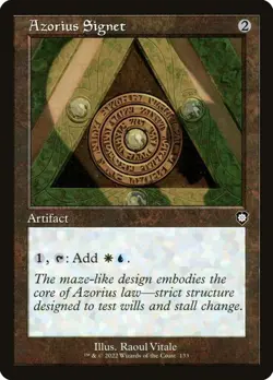 Azorius Signet (Retro Frame) - BRC Common - MTG Magic Pack fresh - Image 1