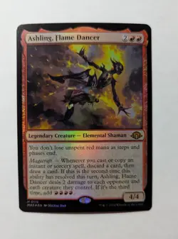 1x Ashling Flame Dancer Foil NM - MH3 MTG Magic Firebending EDH x1 - Image 1