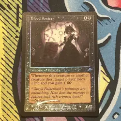 Mtg. Blood Artist. Foil Retro Frame. Innistrad Remastered. Pack Fresh - Image 1