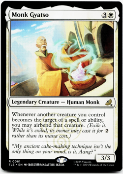 Monk Gyatso [Avatar: The Last Airbender: Eternal-Legal] MTG ? - Image 3