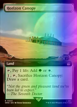 MTG Magic the Gathering Horizon Canopy (503/1448) Doctor Who NM FOIL - Image 1