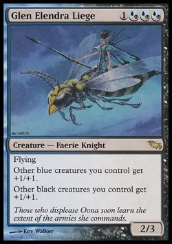 MTG Magic the Gathering Glen Elendra Liege (163/315) Shadowmoor LP - Image 1